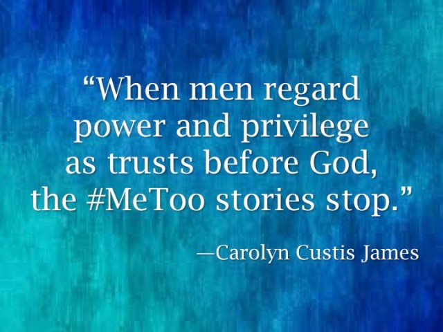#MeToo &amp; Male Pwr&amp;Privilege